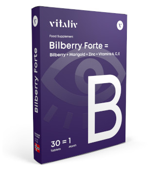 Bilberry Forte, Vitaliv